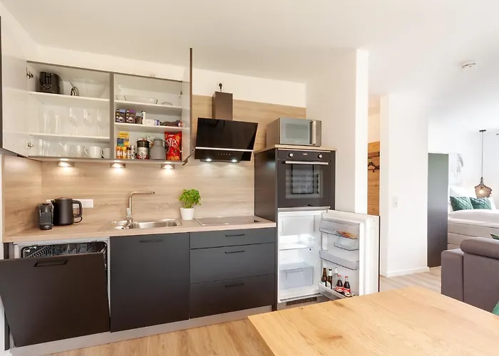 Апартаменты Modernes *liobablick Nr. 2* - In Fulda/petersberg *